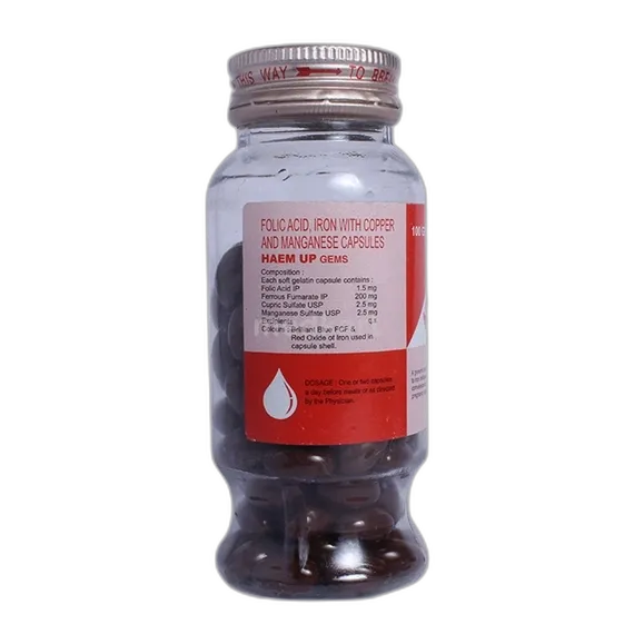 haem up gems capsule 100's